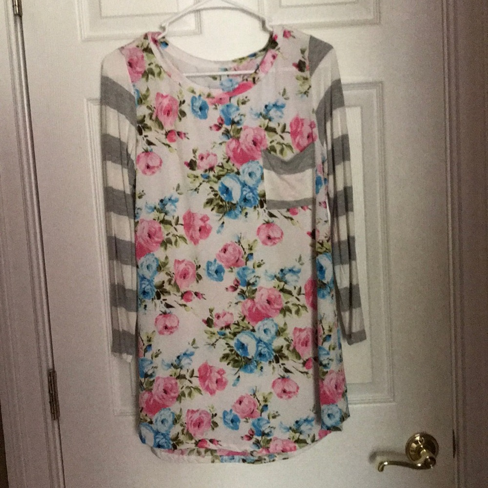 3/4 sleeve top